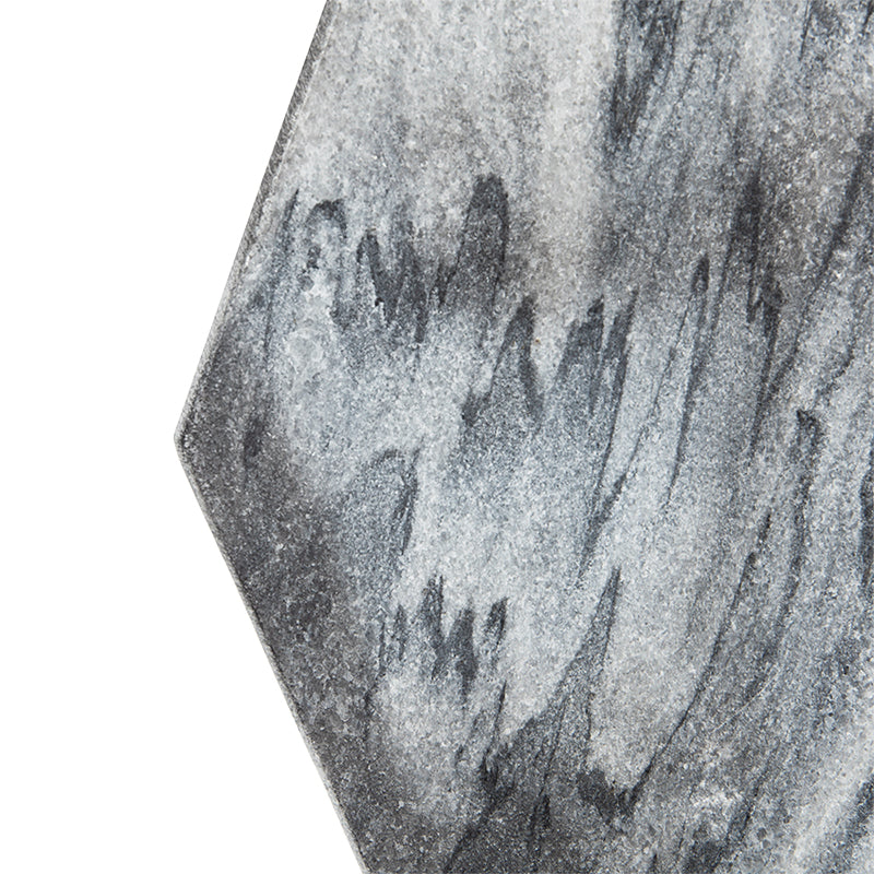A&B Home 15" x 26" Bundle of 12 Black and White Marble Base With Gold Accent and Rectangular White Shade