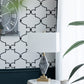 A&B Home 15" x 26" Bundle of 12 Black and White Marble Base With Gold Accent and Rectangular White Shade