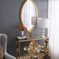 A&B Home 15" x 26" Bundle of 12 Gold and White Marble Base Table Lamp With White Drum-Shaped Shade