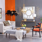 A&B Home 15" x 28" Bundle of 10 Agate and Gold Table Lamp With Drum-Shaped Shade