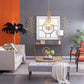 A&B Home 15" x 28" Bundle of 10 Agate and Gold Table Lamp With Drum-Shaped Shade