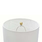 A&B Home 15" x 29" Bundle of 12 White Marble Base With Gold Bamboo and Leaves Accent Table Lamp