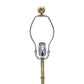 A&B Home 15" x 29" Bundle of 12 White Marble Base With Gold Bamboo and Leaves Accent Table Lamp
