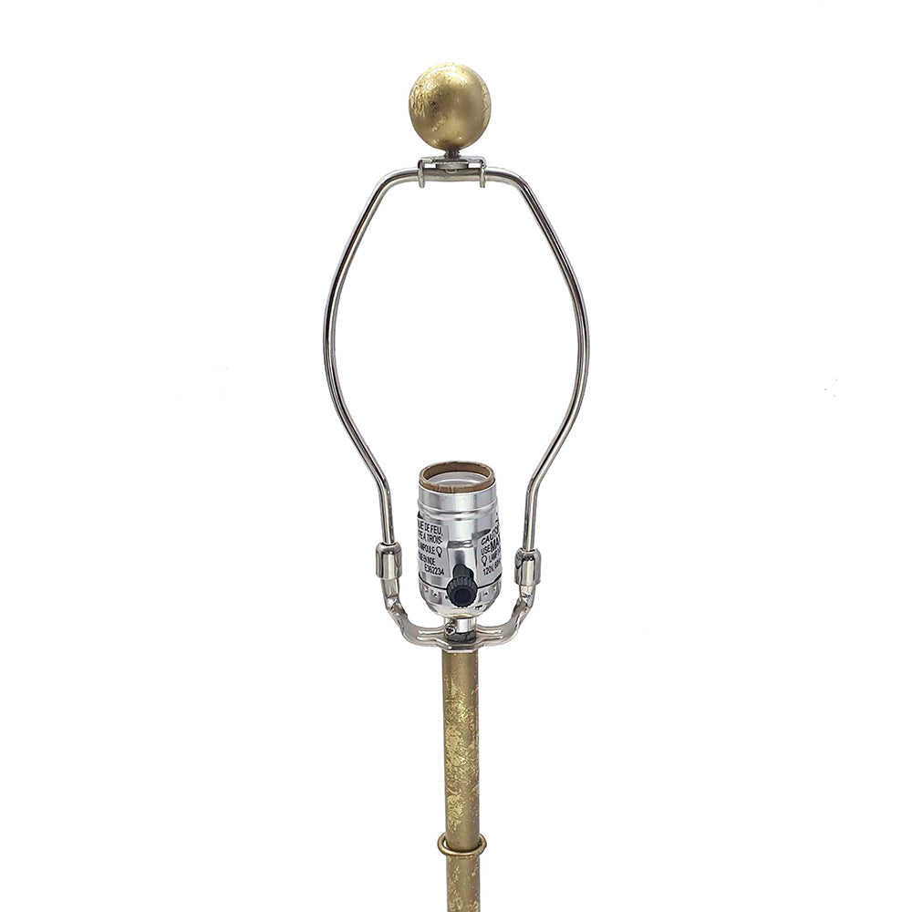 A&B Home 15" x 29" Bundle of 12 White Marble Base With Gold Bamboo and Leaves Accent Table Lamp