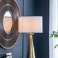 A&B Home 15" x 29" Bundle of 13 Gold and White Cone Table Lamp