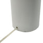 A&B Home 15" x 30" Bundle of 10 White Cement With Brass Metal Band and White Drum Shade