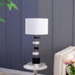 A&B Home 15" x 30" Bundle of 12 Black and White Table Lamp With Drum-Shaped Shade