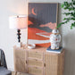 A&B Home 15" x 30" Bundle of 12 Black and White Table Lamp with Round Four Tiered Body