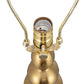 A&B Home 15" x 30" Bundle of 12 Gold and White Table Lamp with Round Four Tiered Body