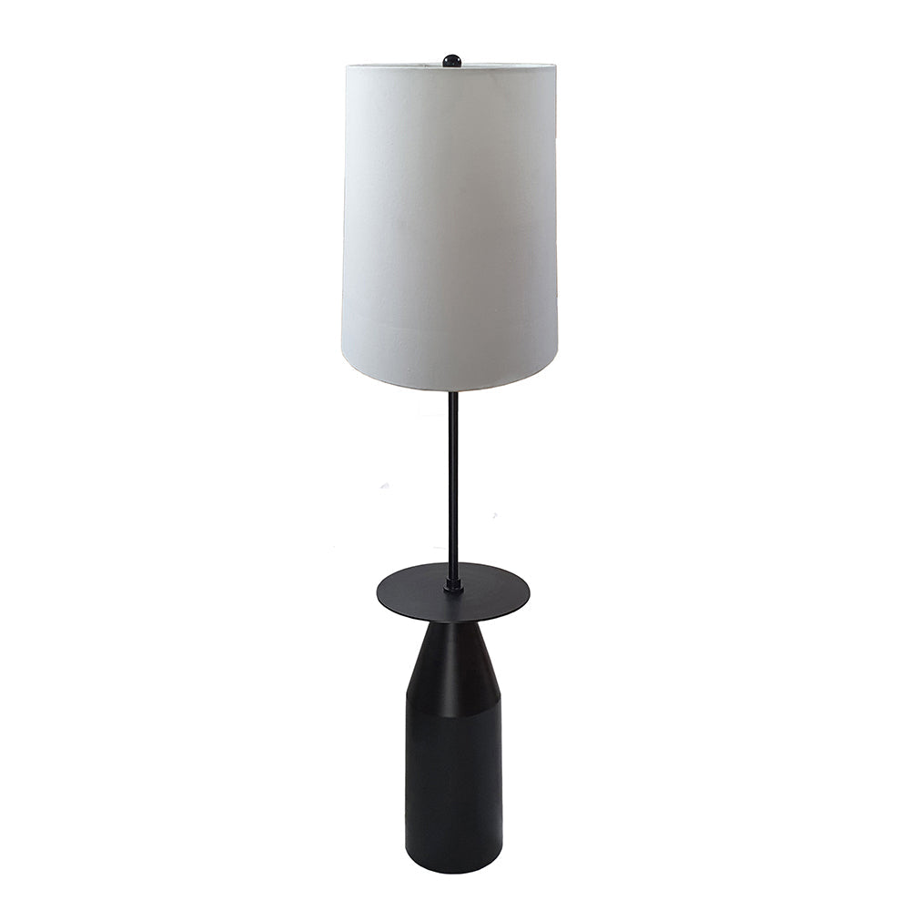 A&B Home 15" x 61" Bundle of 6 Black and White Bullet Shape Floor Lamp