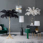 A&B Home 15" x 61" Bundle of 9 Black and White Bullet Shape Floor Lamp