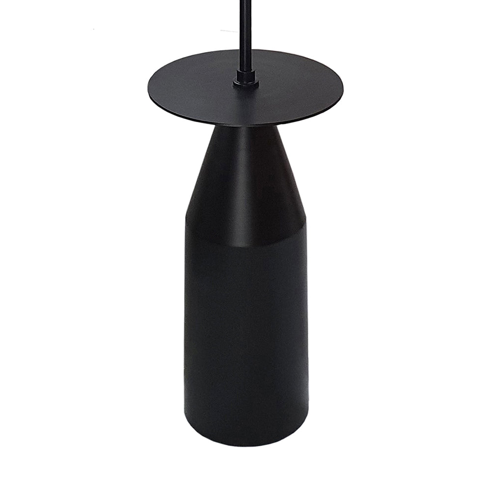 A&B Home 15" x 61" Bundle of 9 Black and White Bullet Shape Floor Lamp