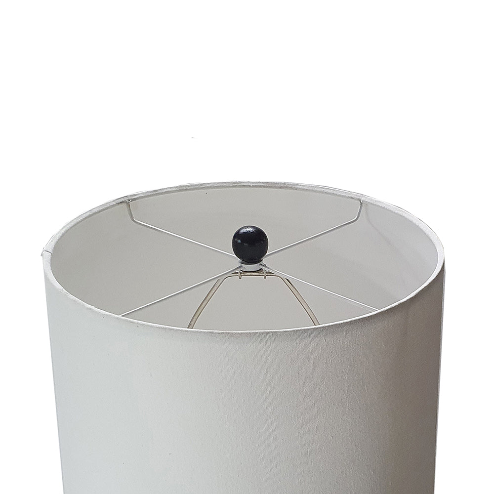 A&B Home 15" x 61" Bundle of 9 Black and White Bullet Shape Floor Lamp