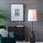 A&B Home 15" x 61" Bundle of 9 Black and White Bullet Shape Floor Lamp