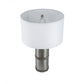 A&B Home 16" x 24" Bundle of 9 Gray and White Hammered Table Lamp