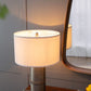 A&B Home 16" x 24" Bundle of 9 Gray and White Hammered Table Lamp