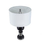 A&B Home 16" x 27" Bundle of 15 Black and Gray Table Lamp With Hammered Metal