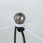 A&B Home 16" x 27" Bundle of 15 Black and Gray Table Lamp With Hammered Metal