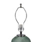 A&B Home 16" x 27" Bundle of 16 Round Glass Gray Table Lamp With White Tapered Drum Shade