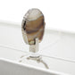 A&B Home 16" x 27" Bundle of 9 Glossy Silver Frame With Agate Accent and Rectangular White Shade