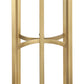 A&B Home 16" x 29" Bundle of 10 Gold Frame Table Lamp With White Rectangular Shade