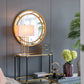 A&B Home 16" x 29" Bundle of 10 Gold Frame Table Lamp With White Rectangular Shade