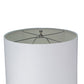 A&B Home 16" x 29" Bundle of 15 Blue and Brown Round Table Lamp With White Tapered Drum Shade