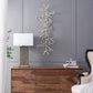 A&B Home 16" x 29" Bundle of 9 Rectangular White Shade With Vintage Gold Textured Frame Table Lamp