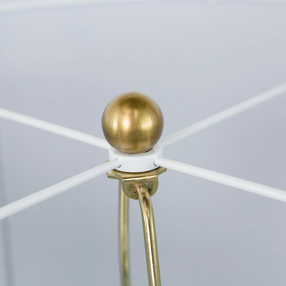 A&B Home 16" x 30" Bundle of 15 Gold and Black Table Lamp With Contemporary Disc Design