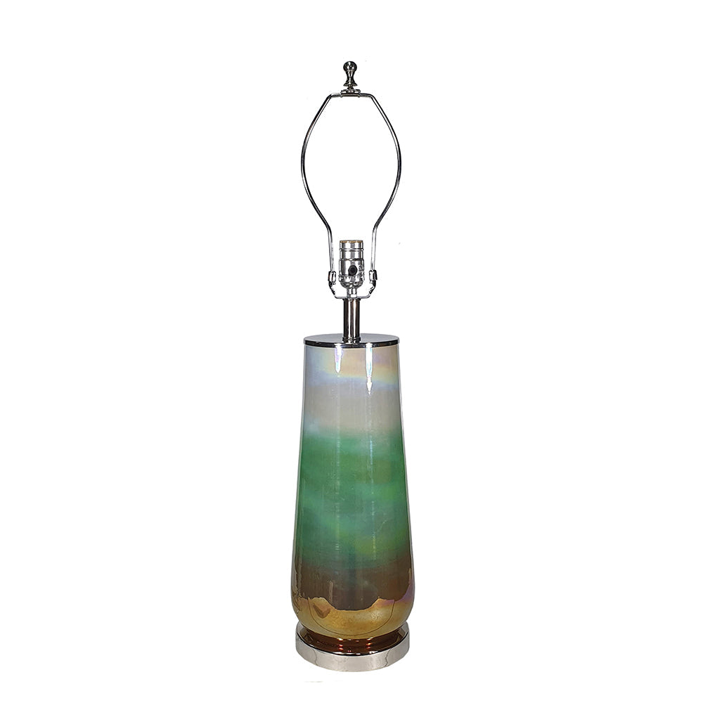 A&B Home 16" x 30" Bundle of 15 Multi-Colored Round Table Lamp With White Tapered Drum Shade