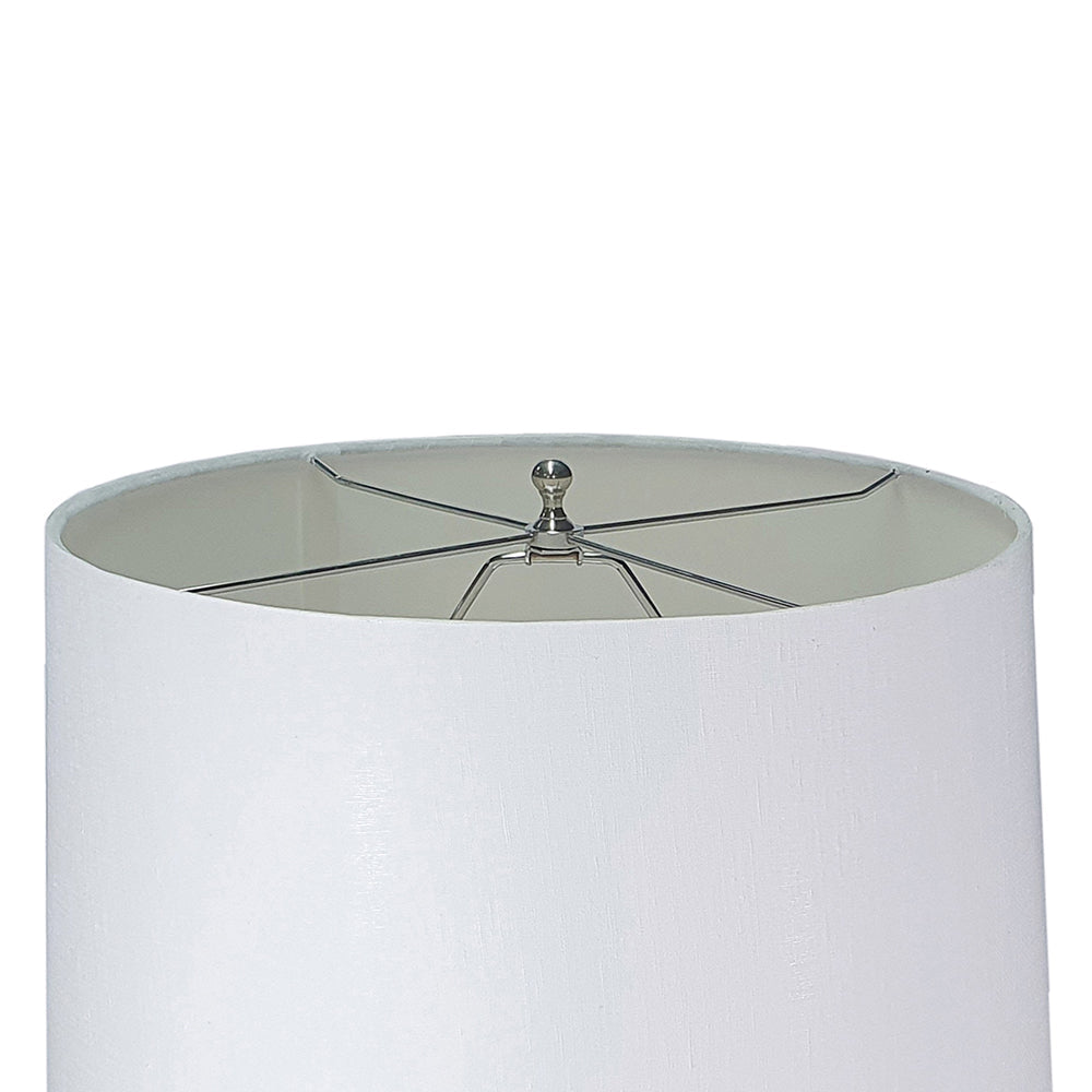 A&B Home 16" x 30" Bundle of 15 Multi-Colored Round Table Lamp With White Tapered Drum Shade