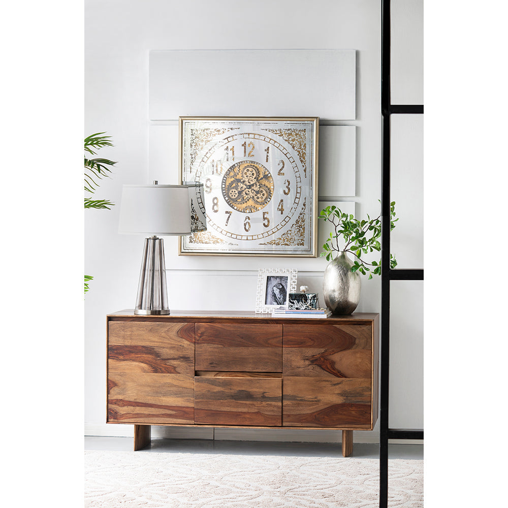 A&B Home 16" x 30" Bundle of 9 Gray Tone Cone-Shaped Glass With Metal Table Lamp And White Drum Shade