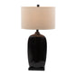 A&B Home 16" x 31" Bundle of 18 Black Ceramic With Sand Tone Drum Shade