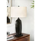 A&B Home 16" x 31" Bundle of 18 Black Ceramic With Sand Tone Drum Shade