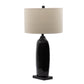 A&B Home 16" x 31" Bundle of 18 Black Ceramic With Sand Tone Drum Shade