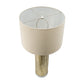 A&B Home 16" x 32" Bundle of 10 Gold Cylinder Table Lamp With Beige Drum Shade