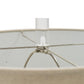 A&B Home 16" x 32" Bundle of 10 Gold Cylinder Table Lamp With Beige Drum Shade