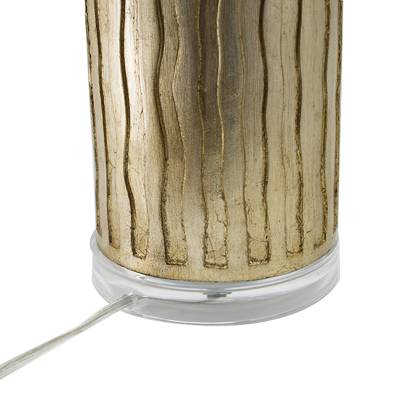 A&B Home 16" x 32" Bundle of 10 Gold Cylinder Table Lamp With Beige Drum Shade