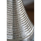 A&B Home 16" x 32" Bundle of 20 Hourglass-Shaped Silver Tone Table Lamp With White Drum Shade