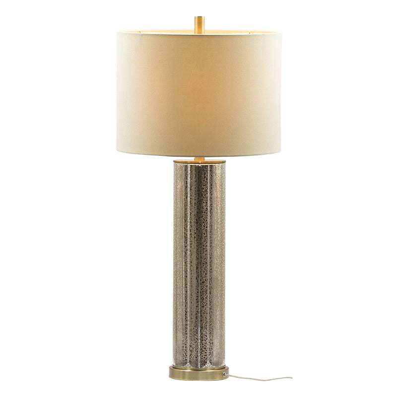 A&B Home 16" x 35" Bundle of 16 Gold Mirrored Glass Table Lamp with White Fabric Shade