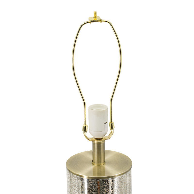A&B Home 16" x 35" Bundle of 16 Gold Mirrored Glass Table Lamp with White Fabric Shade