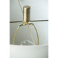A&B Home 16" x 35" Bundle of 16 Gold Mirrored Glass Table Lamp with White Fabric Shade