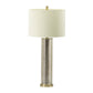 A&B Home 16" x 35" Bundle of 16 Gold Mirrored Glass Table Lamp with White Fabric Shade