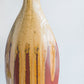 A&B Home 16" x 36" Bundle of 15 Multi-Colored Drip Glaze Ceramic Table Lamp With Ivory Fabric Shade