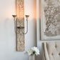 A&B Home 16" x 45" Bundle of 14 Distressed Antique Finish Two-Light Electric Wall Sconce