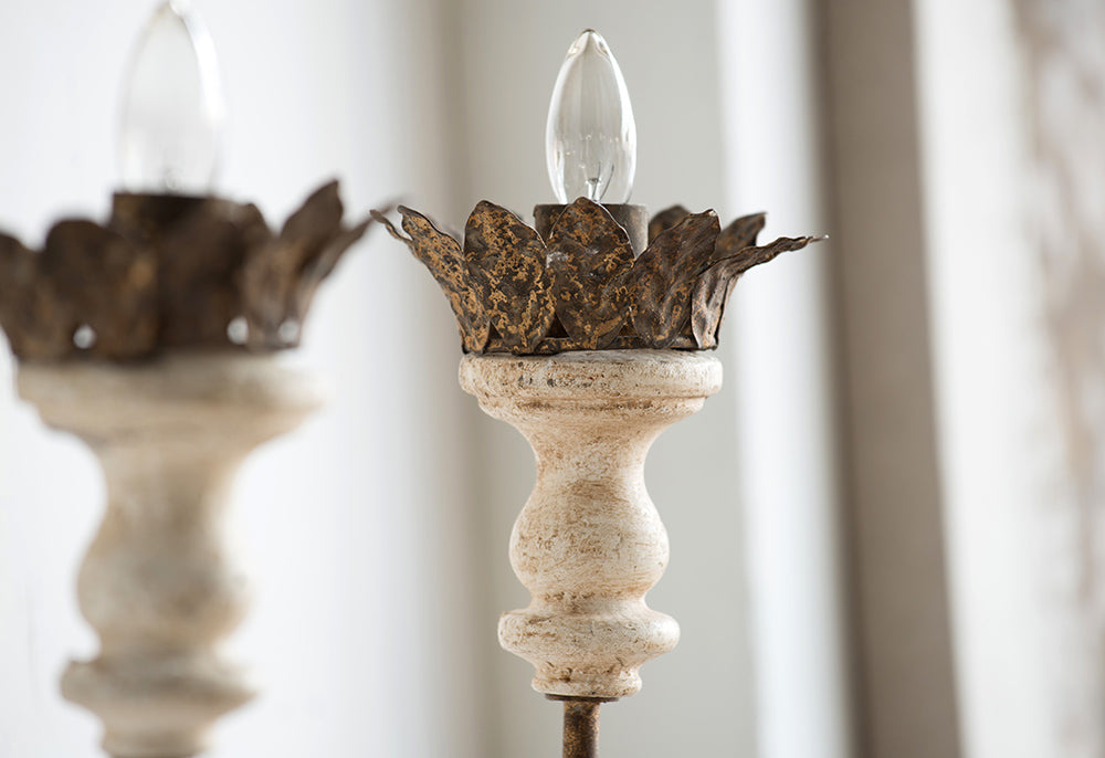 A&B Home 16" x 45" Bundle of 14 Distressed Antique Finish Two-Light Electric Wall Sconce