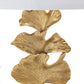A&B Home 17" x 30" Bundle of 10 Gold Ginkgo Leaf Table Lamp with Marble Base and White Drum Shade