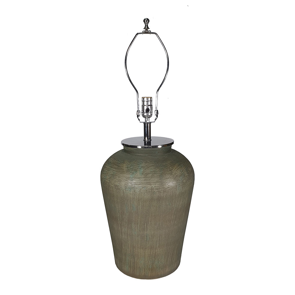A&B Home 18" x 29" Bundle of 15 Round Taupe Table Lamp With White Tapered Drum Shade