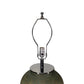 A&B Home 18" x 29" Bundle of 15 Round Taupe Table Lamp With White Tapered Drum Shade