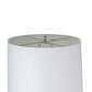 A&B Home 18" x 29" Bundle of 15 Round Taupe Table Lamp With White Tapered Drum Shade